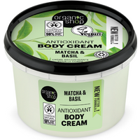 Organic Shop Antioxidant Body Cream Matcha and Basil, 250 ml