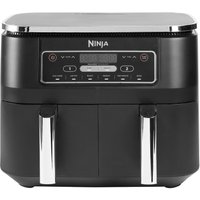 Ninja Heißluftfritteuse 7 6 Liter Dual Zone 2 Garzonen SYNC-Funktion schwarz AF300EU