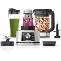 Ninja Mixer 2 1 Liter 3-in-1-Gerät 1.200-Watt-Motor Smart Torque Auto-iQ-Technologie Nutri-Becher silber CB350EU