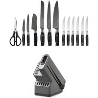 Ninja 14 Piece Knife Set - Foodi StaySharp Knife Block with Integrated Sharpener – Stainless Steel Knives – Black