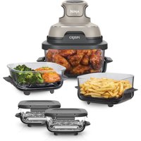 Ninja CRISPi Glas-Heißluftfritteuse - Flex Set - FN101EUSTBNDL2