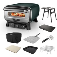 Ninja Woodfire Outdoor Ofen - Stand & Tisch -Set - MO201EUDBFEFBNDL