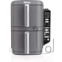 Ninja Double Stack XL 2-Ebenen Heißluftfritteuse 9 5 L mit Smart Cook System SL451EU