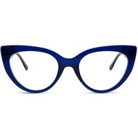 Roberta Cat Eye Blue Glasses