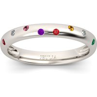 Jeulia Multicolor Round Cut Women's Band