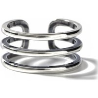 Jeulia "It's Unique" Open Sterling Silver Men's Ring