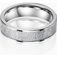 "Frost & Forever" 6mm Tungsten Carbide Men's Wedding Ring