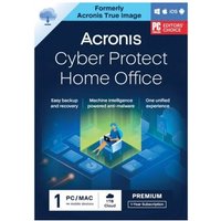 Acronis Cyber Protect Home Office Premium para PC/MAC + 1 TB almacenamiento en la nube - 1 año