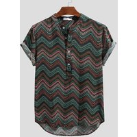 Fashion silk lace-up shirt