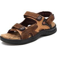 Men's Sandals Leather Beach Top Layer Leather Men's Outdoor Casual Shoes