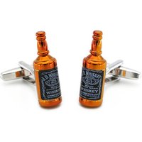Whiskey Bottle Cufflinks French Shirt Cuff Studs Men