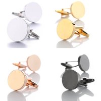 High-quality French Round Shirt Cufflinks