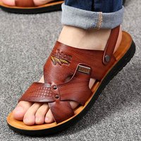 2021 Summer New Trend Casual Beach Shoes Men's Non-Slip Dual-Use Slippers
