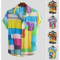 Novelty Button White New Men Shirts For Stylish Blouse Tops