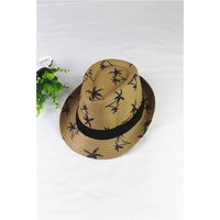 Summer Children Straw Hat Print Baby Hats Kids