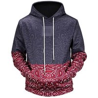 3D printing hooded hood sweater large size couple sportswear