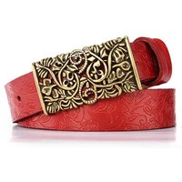 Women's Leather Casual Versatile Denim Skirt