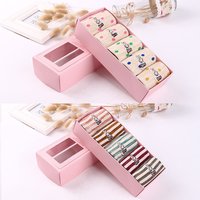 Female pure cotton shallow mouth cartoon socks