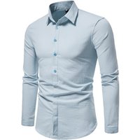 Business Solid Color Casual Shirt