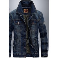 2016 autumn explosion AFSmale jeans jacket, European and American Lapel shirt, big size jacket, tide coat 66008A