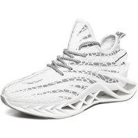 Blade Bottom Men's Trendy Sports Casual Shoes Reflective Lightweight Breathable Running Shoes