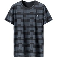 Add Fertilizer To Increase Men's Quick-drying Ice Silk All-match Half-sleeved T-shirt