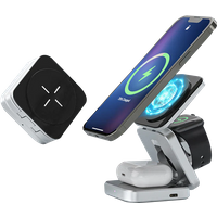 3 In 1 Foldable Wireless Charger Station