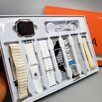 High Quality 7 in 1 Smart Watch with Starps , Wireless Charge & GiftBox