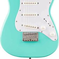 Squier Mini Stratocaster, Maple Fingerboard, White Pickguard, ...