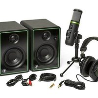 Mackie Creator Bundle with USB Microphone, Monitors & Clos...