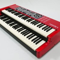 2007 - 2009 Nord C1 Dual 61-Key Manual Combo Organ Red