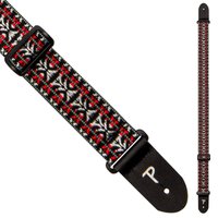Poly Perri's 2'' Retro Hootenanny Poly Guitar Strap ~ Silver R...