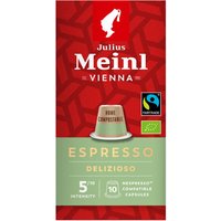 Kaffeeberater 6 Julius Meinl Inspresso Espresso Bio Fairtrade 10 Kapseln Nespresso® kompatibel