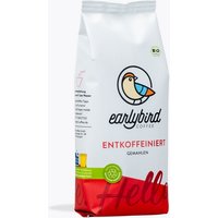 Kaffeeberater 10 earlybird coffee Entkoffeiniert Bio 250g gemahlen