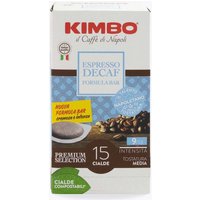 Kaffeeberater 2 Kimbo Espresso Decaffeinato 15 E.S.E. Pads