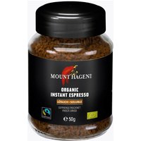 Kaffeeberater 4 Mount Hagen Organic Instant Espresso Bio Fairtrade 50g