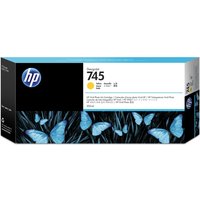 Original HP 745 High Capacity Yellow Ink Cartridge - 300ml