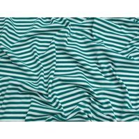 Minerva Core Range Cotton Jersey Stretch Knit Fabric Peacock
