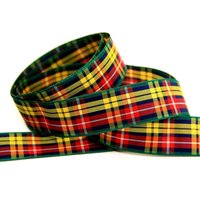 Berisfords Woven Tartan Ribbon (Value Roll) 5 Buchannan
