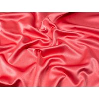 Minerva Core Range Prada Stretch Woven Satin Crepe Fabric Coral