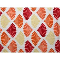 100% Cotton Poplin Fabric Orange