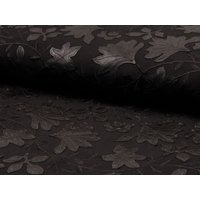 Deadstock Mesh Faux Leather Fabric Black