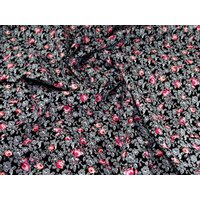 Deadstock 100% Cotton Poplin Fabric Black