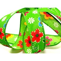Rustic Flower Ribbon Green