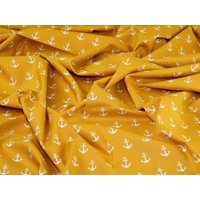Deadstock Cotton Poplin Fabric Mustard