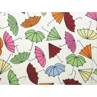 100% Cotton Poplin Fabric Green Multi