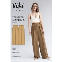 Vikisews Paper Sewing Pattern Daphna Trousers