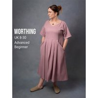 Sussex Seamstress Paper Sewing Pattern Worthing Dress Sussex Seamstress Paper Sewing Pattern Worthing Dress