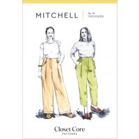 Closet Core Patterns Paper Sewing Pattern Mitchell Trousers