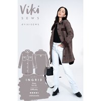 Vikisews Paper Sewing Pattern Ingrid Jacket